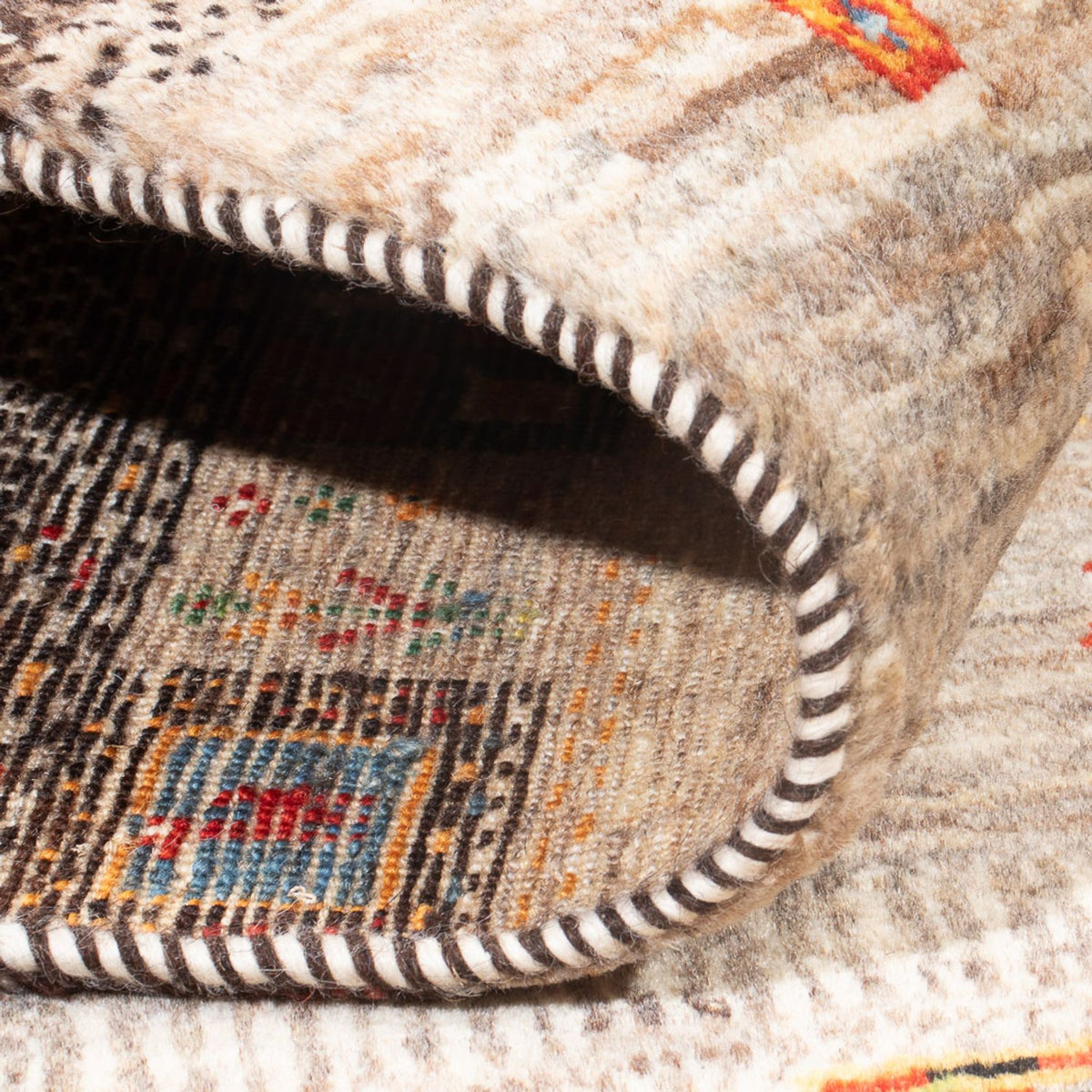 Gabbeh Tapijt - Loribaft Perzisch - 196 x 131 cm - veelkleurig