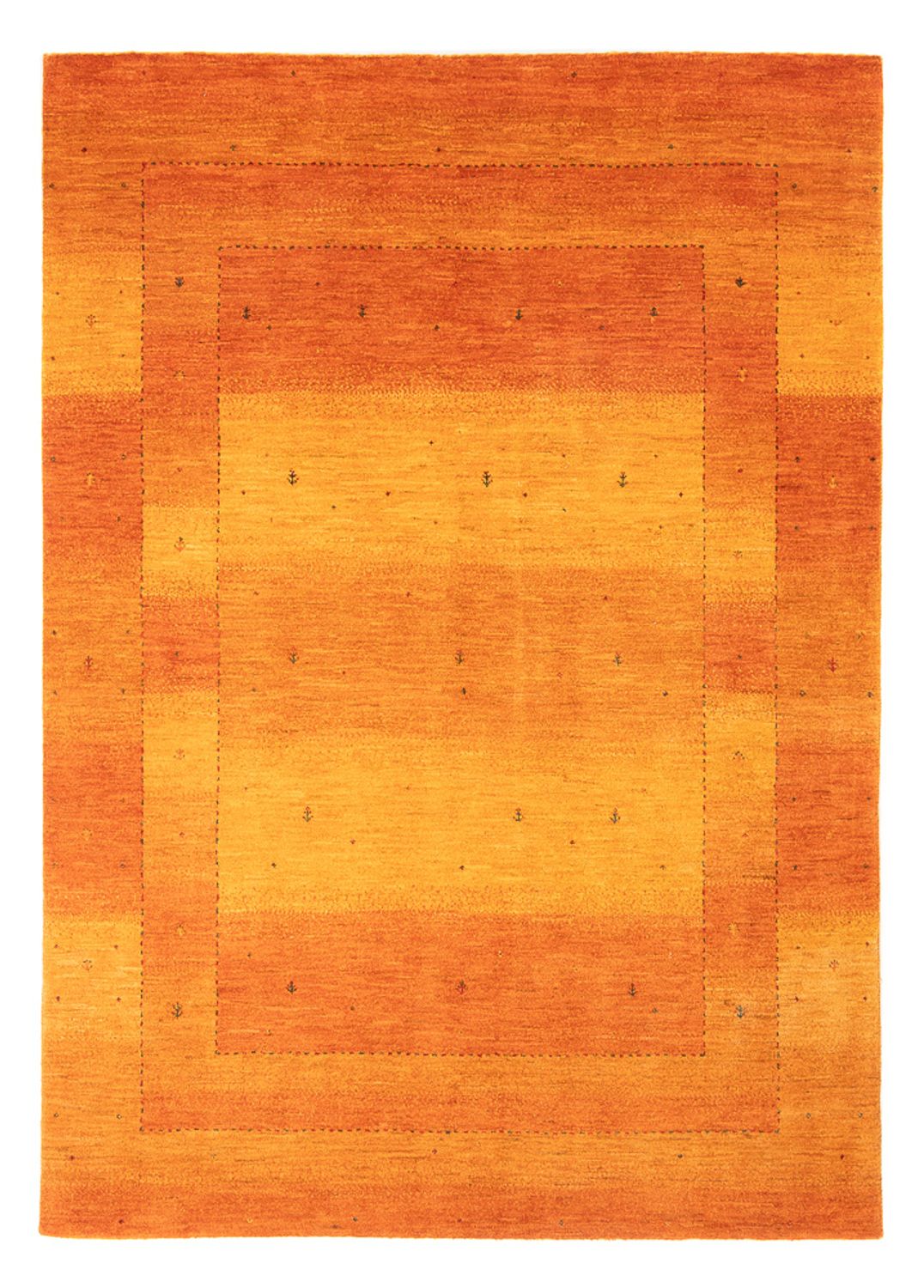 Gabbeh Tapijt - Loribaft Perzisch - 209 x 155 cm - oranje