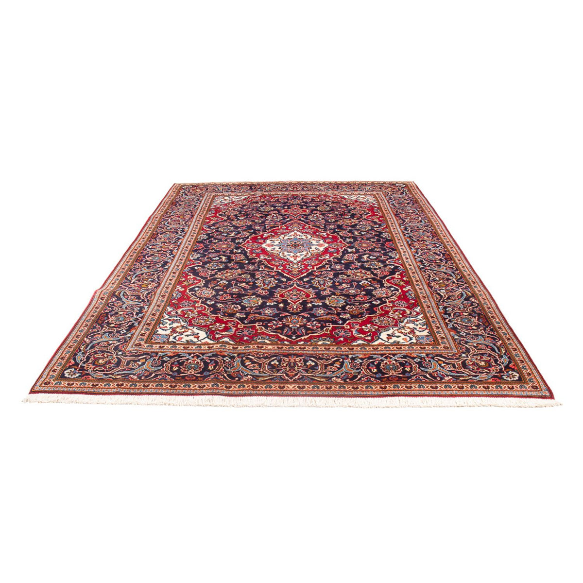 Perzisch tapijt - Keshan - 300 x 200 cm - donkerblauw