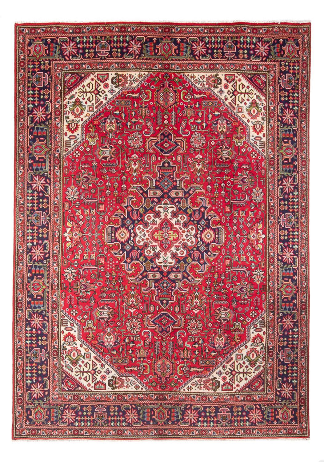 Perzisch tapijt - Tabriz - 285 x 197 cm - rood
