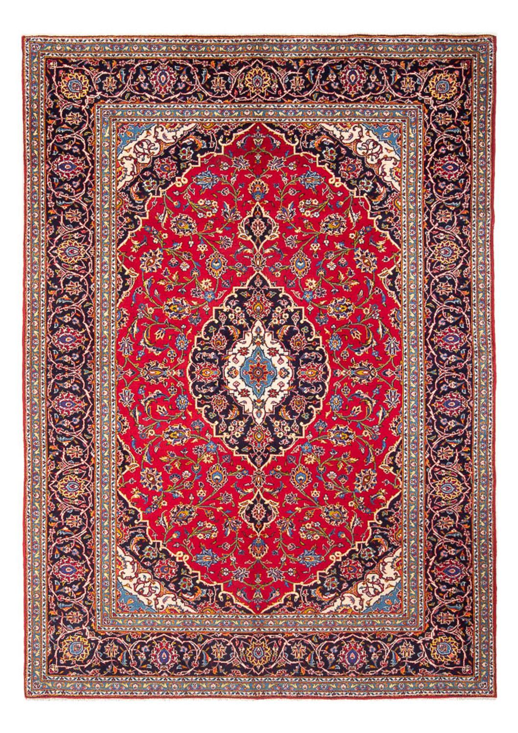 Perzisch tapijt - Keshan - 296 x 203 cm - rood