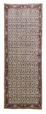 Loper Perzisch tapijt - Bijar - 254 x 94 cm - beige