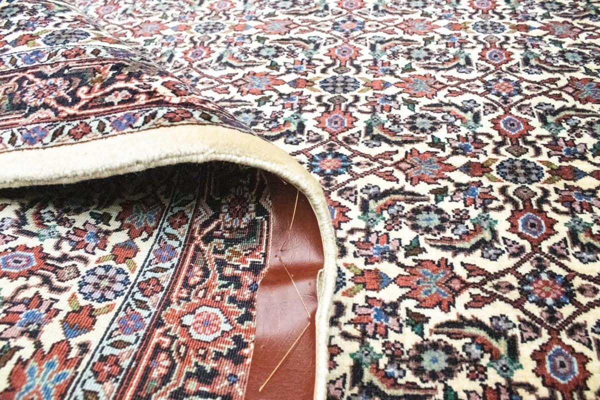 Loper Perzisch tapijt - Bijar - 254 x 94 cm - beige