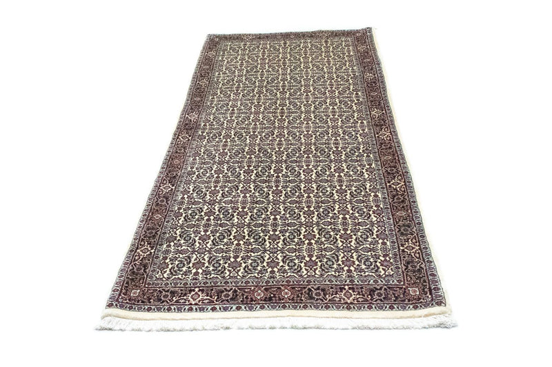 Loper Perzisch tapijt - Bijar - 254 x 94 cm - beige