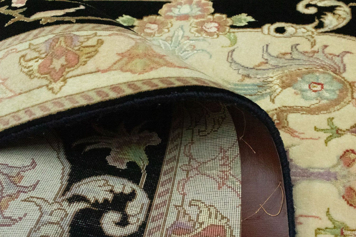 Loper Perzisch tapijt - Tabriz - Royal - 191 x 72 cm - zwart