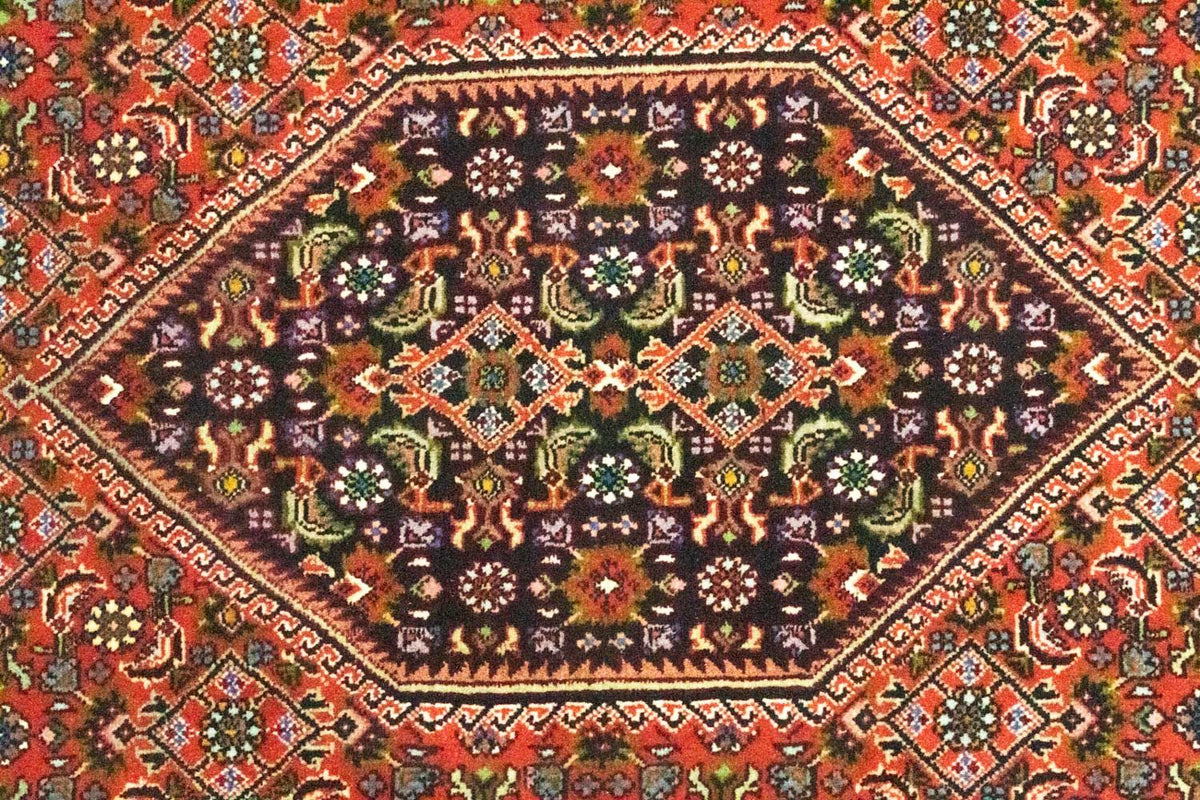 Loper Perzisch tapijt - Bijar - 198 x 74 cm - rood