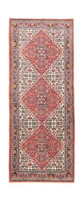 Loper Perzisch tapijt - Bijar - 158 x 61 cm - rood