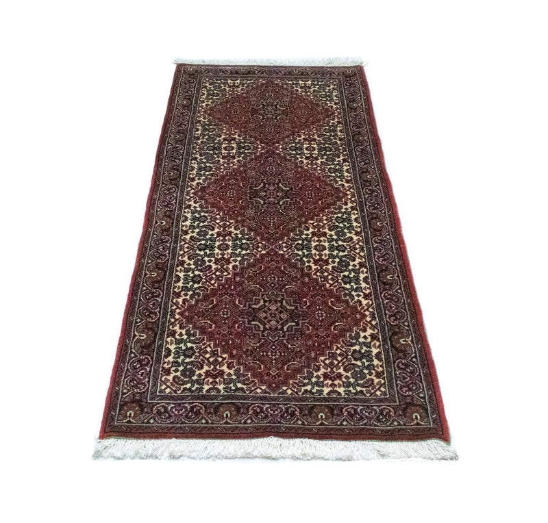 Loper Perzisch tapijt - Bijar - 158 x 61 cm - rood