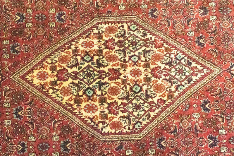 Perzisch tapijt - Bijar - 257 x 176 cm - blauw
