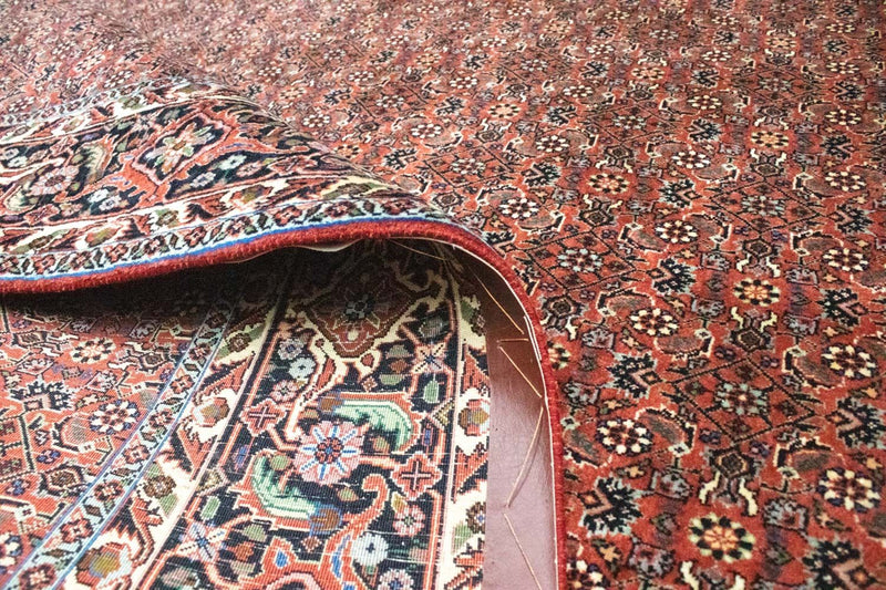 Perzisch tapijt - Bijar - 305 x 200 cm - rood