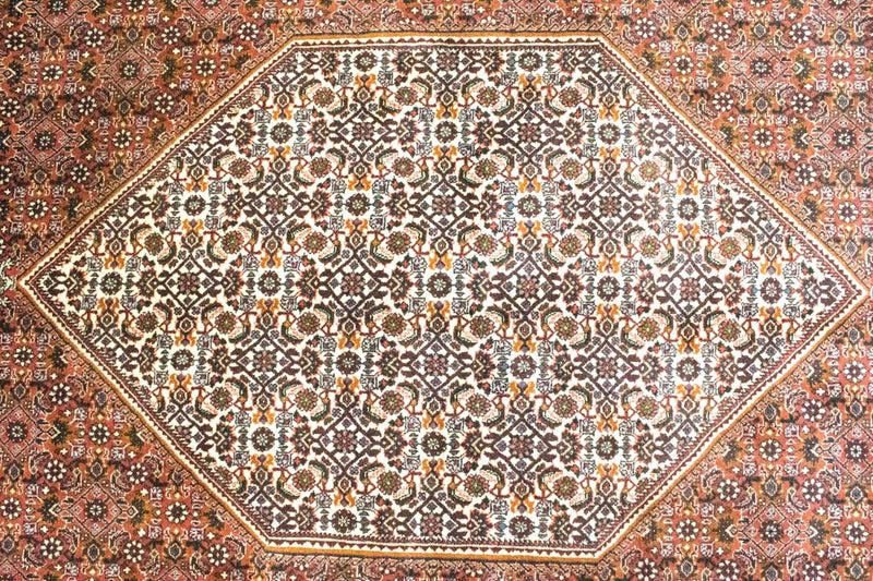 Perzisch tapijt - Bijar - 298 x 203 cm - rood