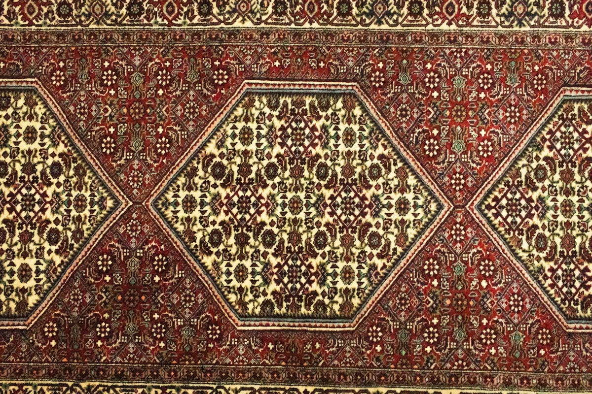 Loper Perzisch tapijt - Bijar - 200 x 89 cm - rood