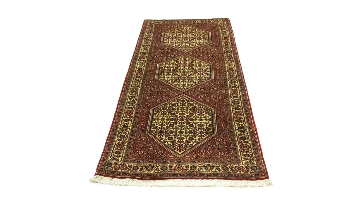 Loper Perzisch tapijt - Bijar - 200 x 89 cm - rood