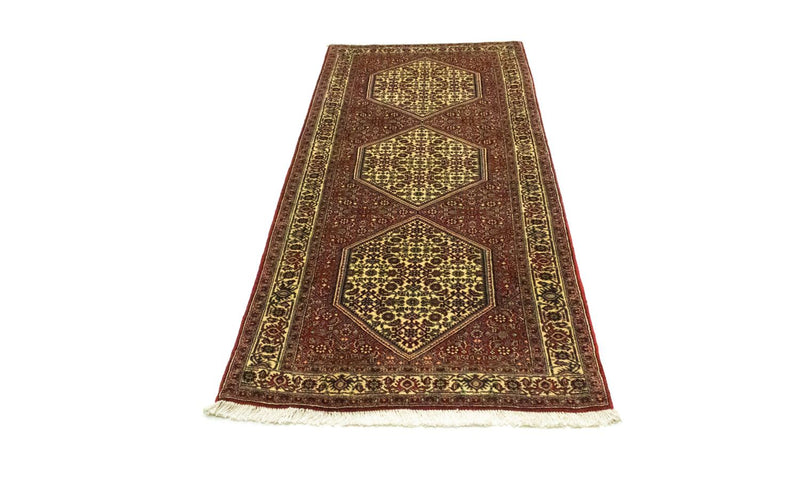 Loper Perzisch tapijt - Bijar - 200 x 89 cm - rood