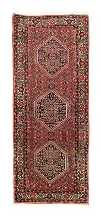Loper Perzisch tapijt - Bijar - 187 x 75 cm - rood