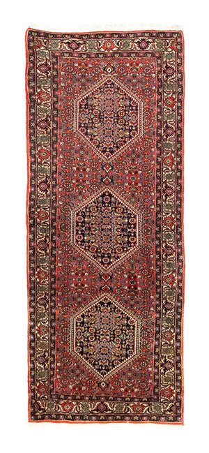 Loper Perzisch tapijt - Bijar - 187 x 75 cm - rood