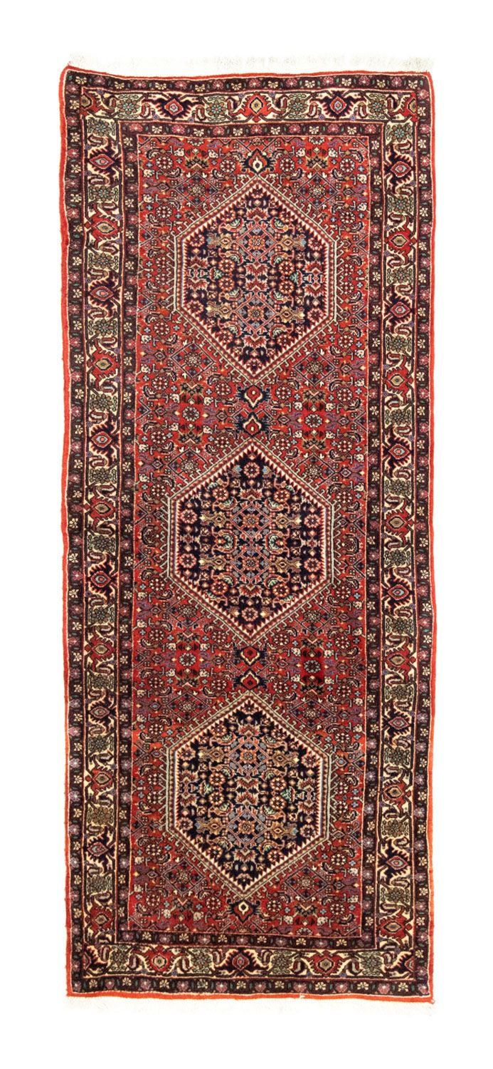Loper Perzisch tapijt - Bijar - 187 x 75 cm - rood