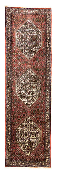 Loper Perzisch tapijt - Bijar - 320 x 90 cm - rood