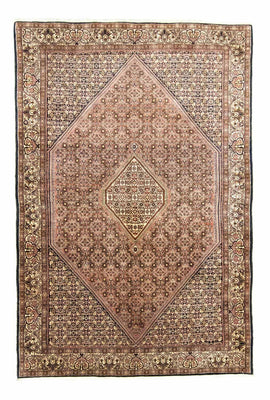 Perzisch tapijt - Bijar - 304 x 203 cm - rood