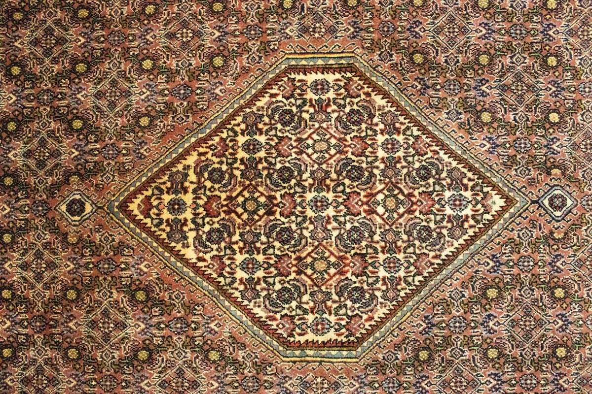 Perzisch tapijt - Bijar - 304 x 203 cm - rood