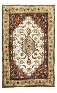 Perzisch tapijt - Bijar - 90 x 60 cm - beige