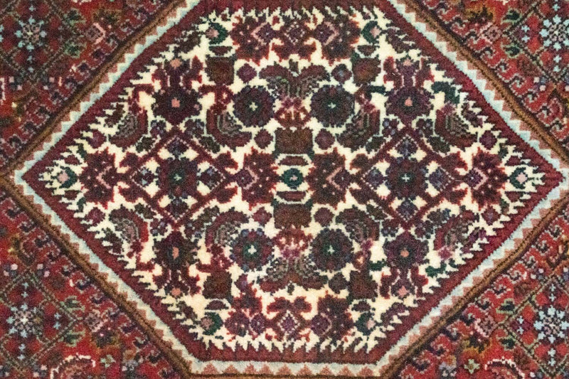 Loper Perzisch tapijt - Bijar - 185 x 64 cm - rood