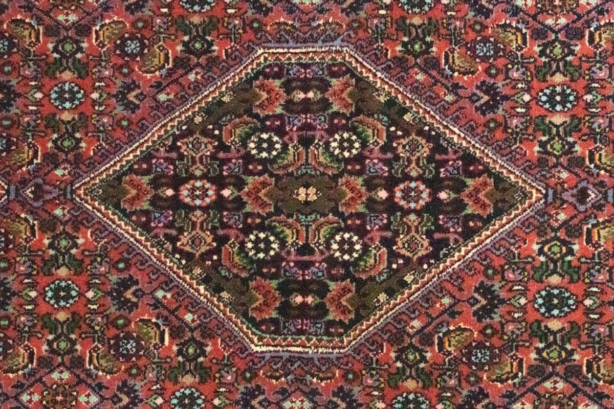 Loper Perzisch tapijt - Bijar - 165 x 62 cm - rood