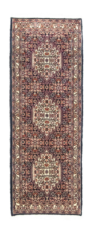 Loper Perzisch tapijt - Bijar - 163 x 60 cm - donkerblauw