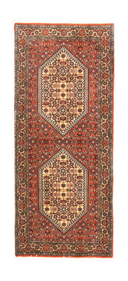Loper Perzisch tapijt - Bijar - 153 x 63 cm - rood