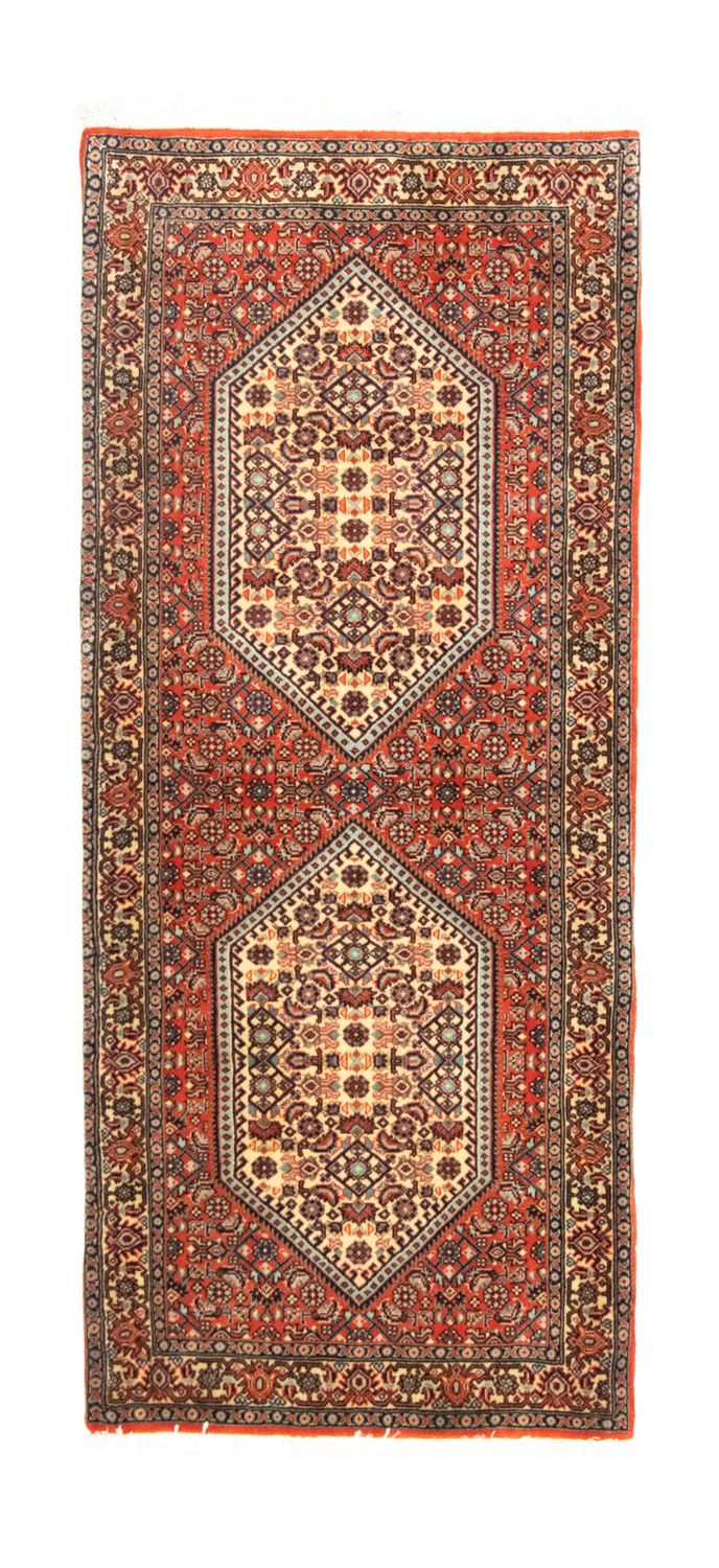 Loper Perzisch tapijt - Bijar - 153 x 63 cm - rood