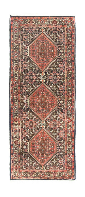 Loper Perzisch tapijt - Bijar - 156 x 65 cm - rood