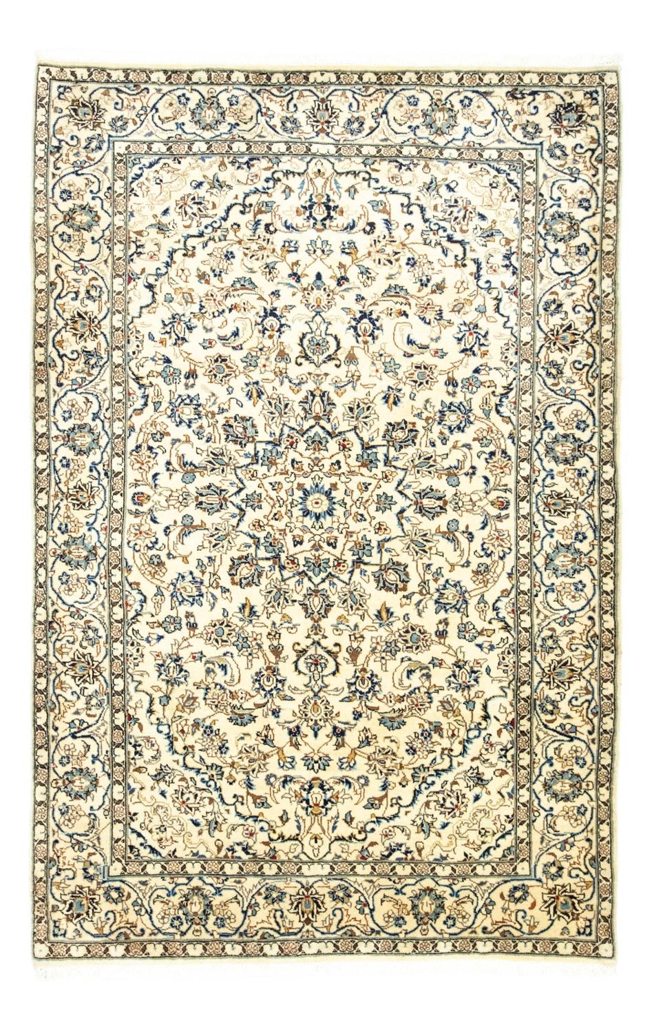 Perzisch tapijt - Keshan - 222 x 146 cm - beige