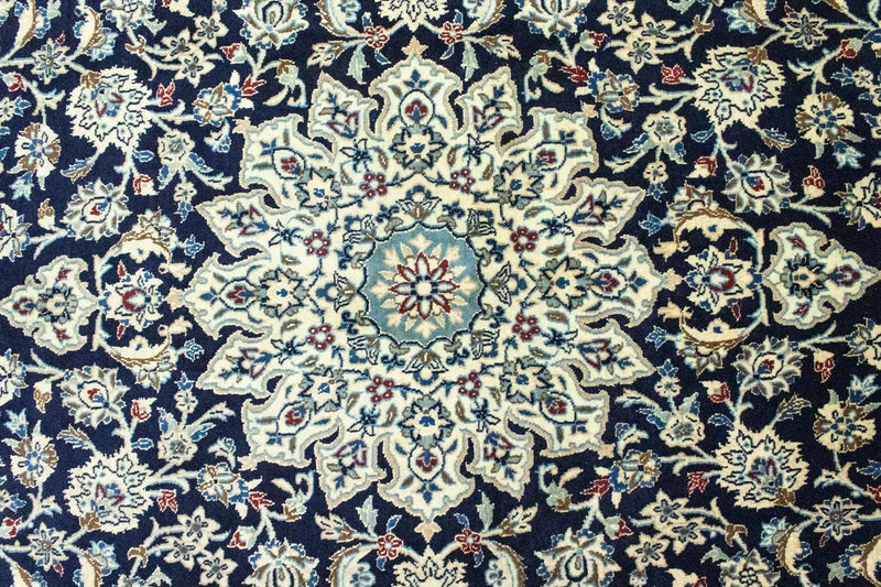 Perzisch tapijt - Nain - 215 x 130 cm - donkerblauw