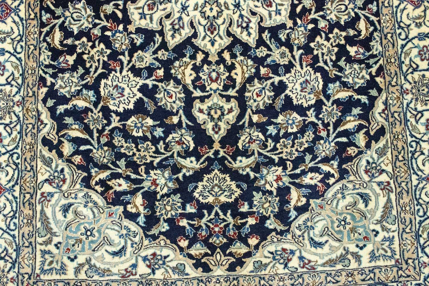 Perzisch tapijt - Nain - 215 x 130 cm - donkerblauw