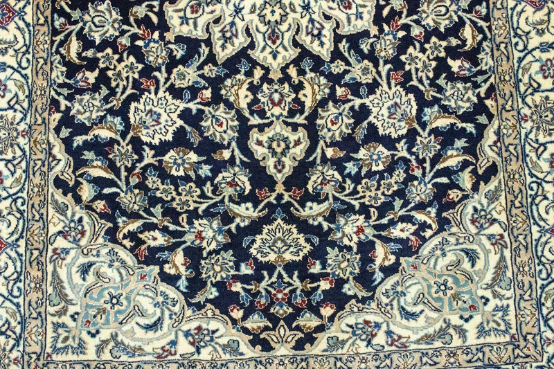 Perzisch tapijt - Nain - 215 x 130 cm - donkerblauw