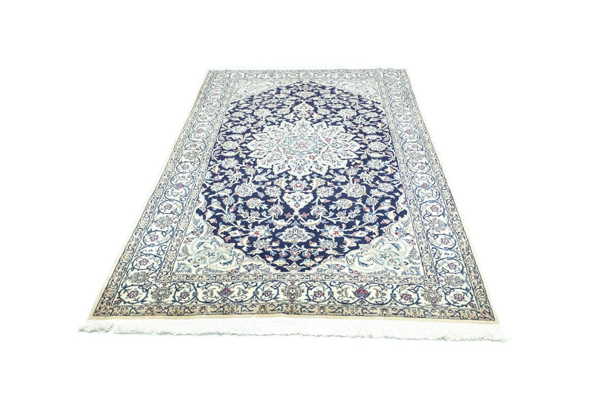 Perzisch tapijt - Nain - 215 x 130 cm - donkerblauw