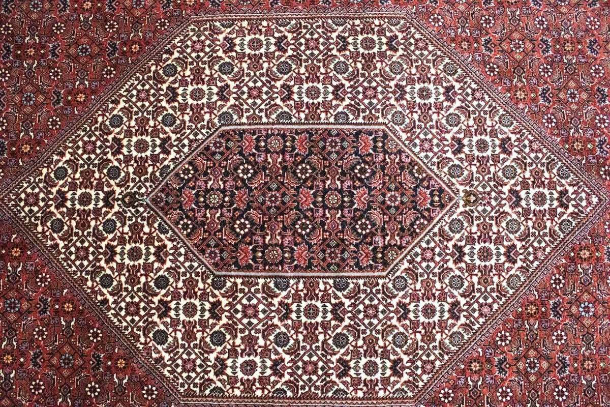 Perzisch tapijt - Bijar - 291 x 205 cm - rood