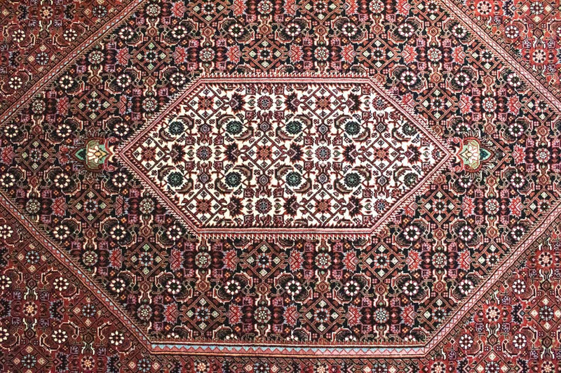 Perzisch tapijt - Bijar - 303 x 204 cm - rood