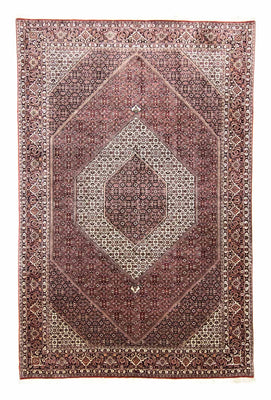 Perzisch tapijt - Bijar - 303 x 200 cm - rood