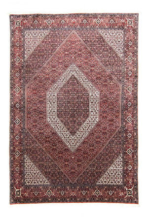 Perzisch tapijt - Bijar - 300 x 200 cm - rood