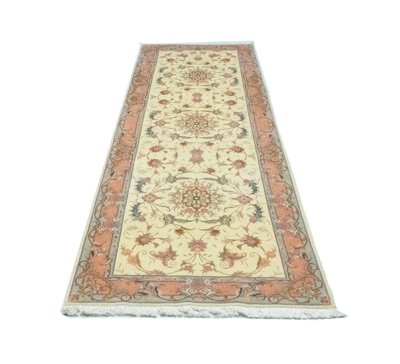 Loper Perzisch tapijt - Bijar - 294 x 87 cm - beige