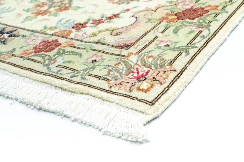 Loper Perzisch tapijt - Tabriz - 303 x 83 cm - beige