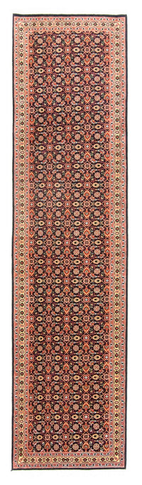 Loper Perzisch tapijt - Bijar - 300 x 75 cm - blauw