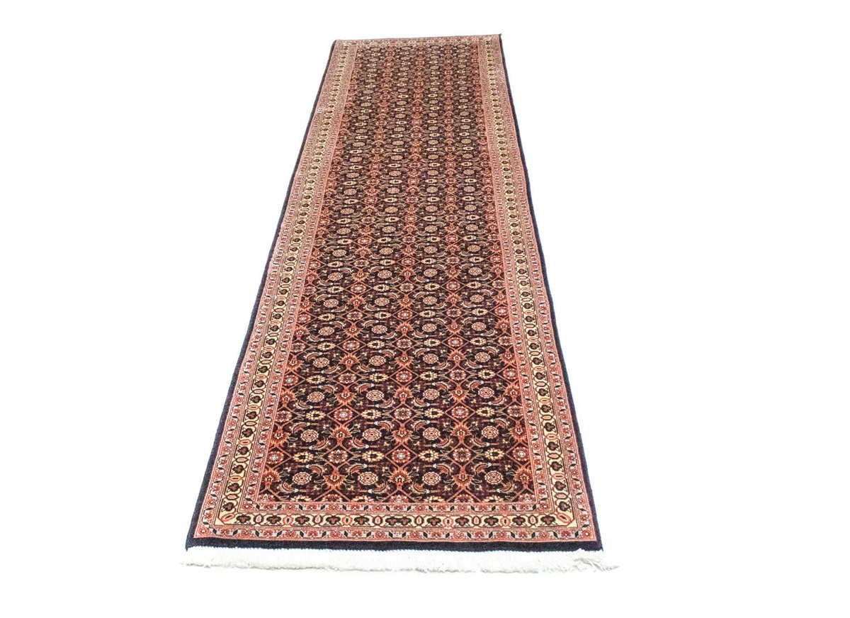 Loper Perzisch tapijt - Bijar - 300 x 75 cm - blauw