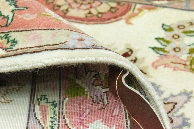 Loper Perzisch tapijt - Tabriz - Royal - 199 x 85 cm - beige