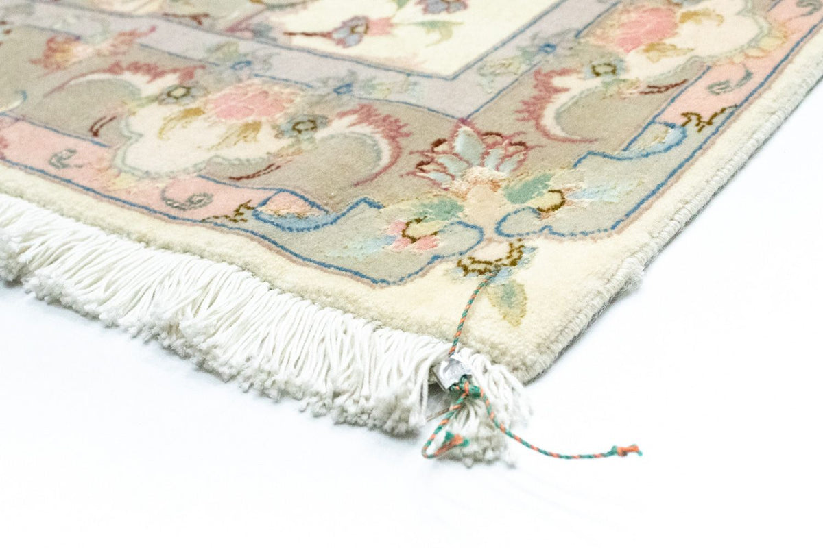 Loper Perzisch tapijt - Tabriz - 337 x 90 cm - beige
