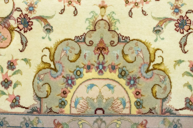 Loper Perzisch tapijt - Tabriz - 339 x 91 cm - beige