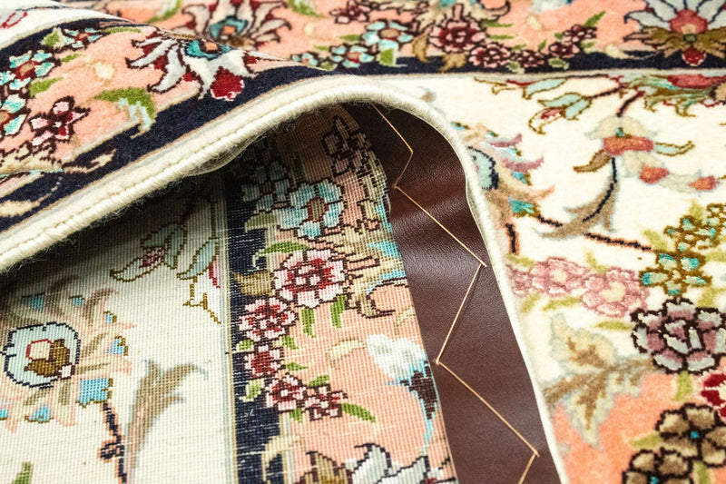 Loper Perzisch tapijt - Tabriz - 322 x 87 cm - beige