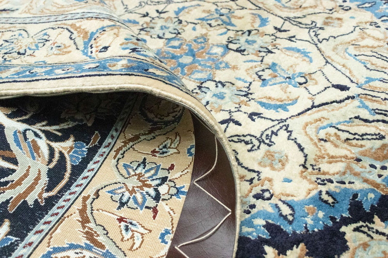 Perzisch tapijt - Nain - 208 x 125 cm - donkerblauw