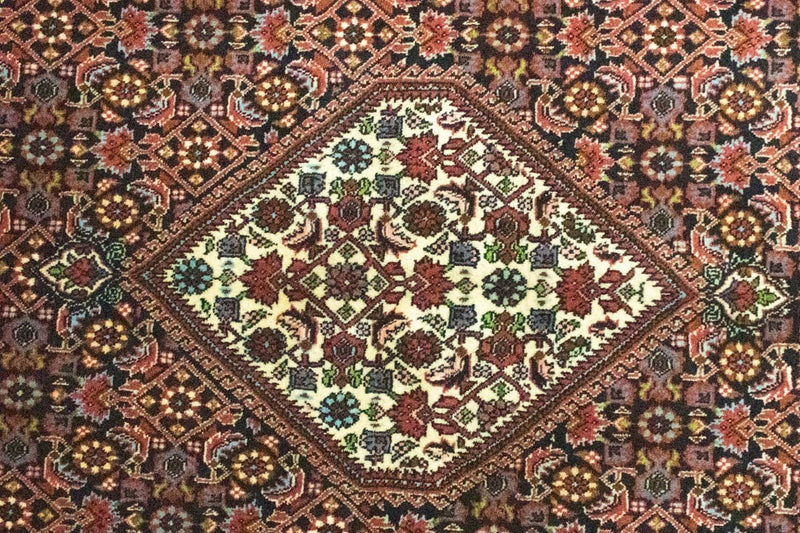 Perzisch tapijt - Bijar - 226 x 142 cm - blauw